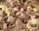 おとなの味！ミョウガのお好み焼き作り方1写真