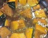 簡単かぼちゃのそぼろ煮〜ダシとみりん不要作り方3写真