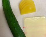 パリポリつまみサラダ☆たくあんキュウリ作り方1写真