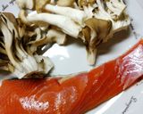 きのこと鮭のホイル焼き作り方1写真