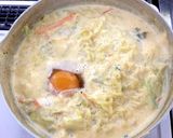 卵とろーり♪ピリ辛クリーミーな辛ラーメン作り方7写真