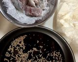 子どもも大好き♡鯖と長芋の甘辛揚げ煮♡作り方3写真