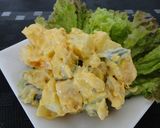 レンチン☆かぼちゃとじゃがいものサラダ作り方7写真