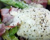 アスパラとベーコンの温泉卵ソース作り方4写真