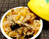 豚肉ときのこのゆずぽんたきこみご飯作り方4写真