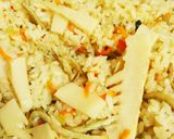 松茸のお吸い物で✴筍炊き込みご飯✴ 作り方6写真