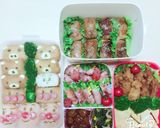 運動会キャラ弁　アンパンマン作り方2写真