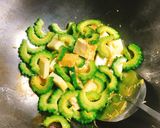 ゴーヤーと厚揚げの甘酒味噌チャンプル作り方3写真