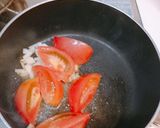 トマトの酸辣湯風辛ラーメン作り方2写真