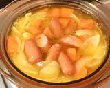 ごろごろ野菜とウインナーのサフランポトフ作り方6写真