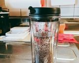 朝食に優しいチアシードスムージー♪作り方2写真