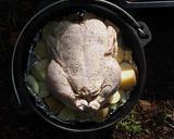 キャンプだ！丸鶏ローストチキン作り方10写真