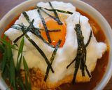 フワモコ月見辛ラーメン作り方5写真