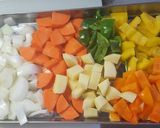 たっぷり野菜のスープ作り方1写真
