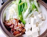 辛ラーメン de 巾着鍋作り方3写真