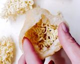 辛ラーメン de 巾着鍋作り方4写真