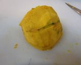 かぼちゃ生地のベーコンピザ作り方1写真