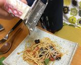 茄子とトマトのパスタ作り方15写真