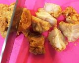 唐揚げの親子丼作り方2写真