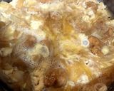 唐揚げの親子丼作り方5写真