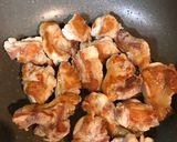 鶏肉とじゃが厚揚げの味噌バター炒め作り方2写真