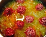 時短！食べるスープ（野菜とコンビーフ）作り方4写真