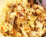 15分で簡単！舞茸 鶏ごぼうの混ぜご飯作り方5写真