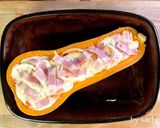 バターナッツかぼちゃの丸ごとグラタン♡作り方7写真