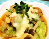 チーズタッカルビ風ラーメン作り方5写真