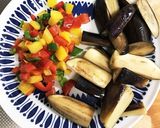 焼肉のたれで彩り麻婆茄子作り方5写真