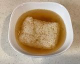 レンジで簡単、コンソメスープ朝ごはん！作り方3写真