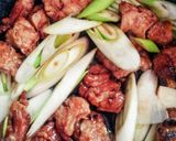 市販品で！チーズとろける〜焼き鳥の親子丼作り方3写真