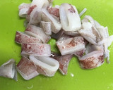 生姜を効かせた イカと大根と里芋の煮物♪作り方2写真