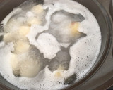 生姜を効かせた イカと大根と里芋の煮物♪作り方5写真