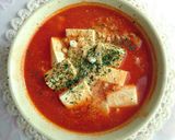 リコピンたっぷり豆腐のせ辛ラーメン作り方6写真