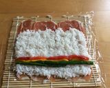 生ハムで*洋風巻き寿司作り方6写真