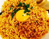 ♡釜玉風辛ラーメン♡作り方6写真