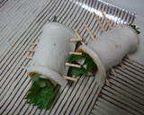 お弁当の定番！ちくわの梅シソ巻き作り方5写真