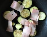なすとベーコンのホットサンド作り方3写真