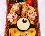簡単！押し寿司の要領でミニオンのキャラ弁作り方8写真