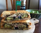 なすとベーコンのホットサンド作り方7写真