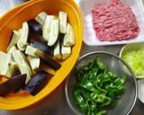 揚げない！ドライ？麻婆茄子！？作り方1写真