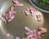 ベーコンとかぶの葉の炒め物作り方4写真