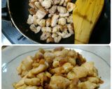 フライパンで簡単♪鶏もも肉の串なし焼き鳥作り方3写真
