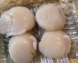 炙り帆立、アボカド、レンコンの前菜作り方3写真