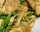 昆布つゆで作る！鶏肉とししとう達の炒め物作り方9写真