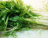 水菜と油揚げの煮浸し作り方1写真