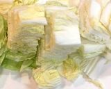 白菜とベーコンの旨煮 バター醤油で作り方1写真