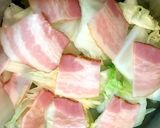 白菜とベーコンの旨煮 バター醤油で作り方4写真
