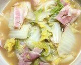 白菜とベーコンの旨煮 バター醤油で作り方8写真